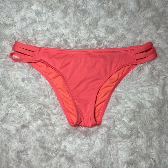 Mossimo Coral Strappy Hipster Bikini Bottom XL - Picture 2 of 15